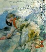 Carl Larsson studie till painting